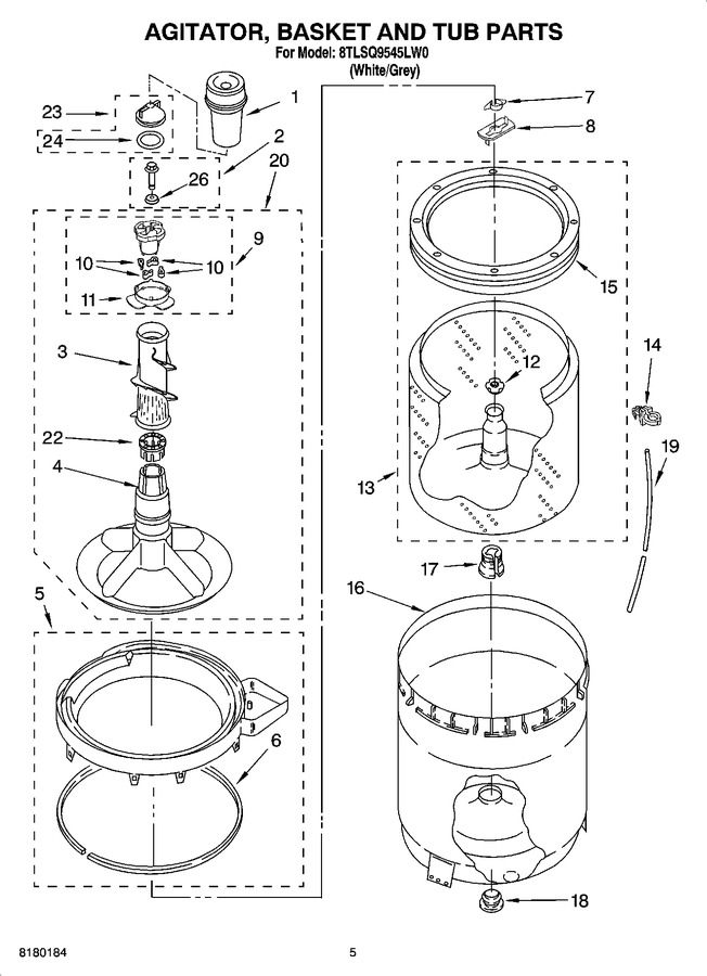 Diagram for 8TLSQ9545LW0