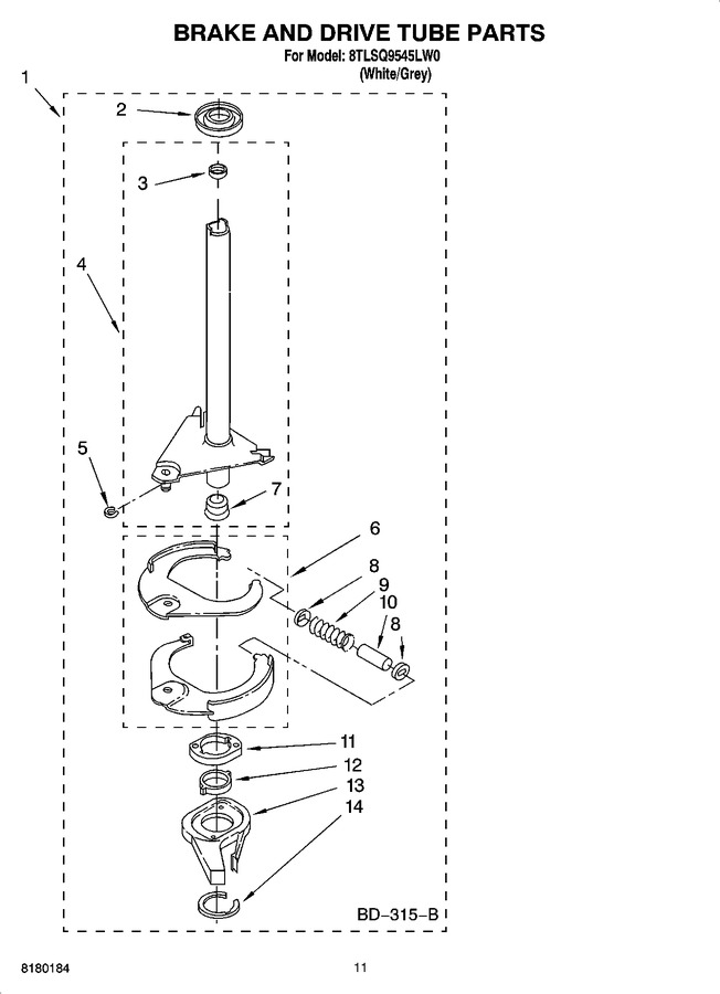 Diagram for 8TLSQ9545LW0