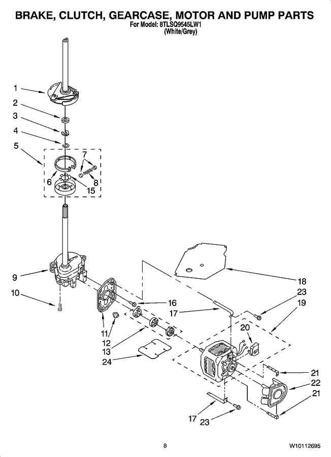 Diagram for 8TLSQ9545LW1