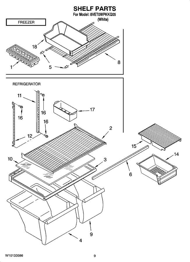 Diagram for 8VET0WPKKQ05