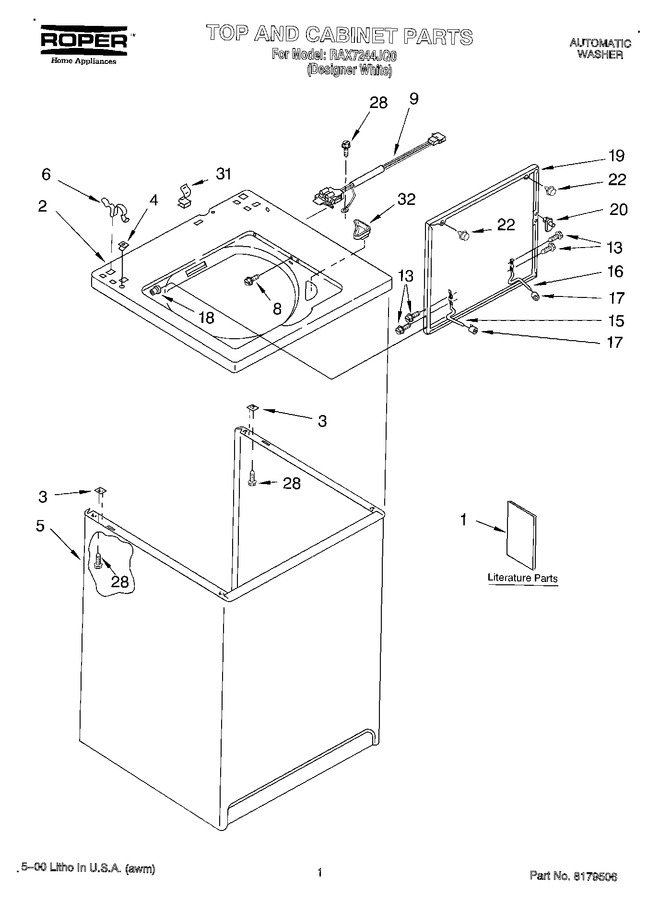 Diagram for RAX7244JQ0