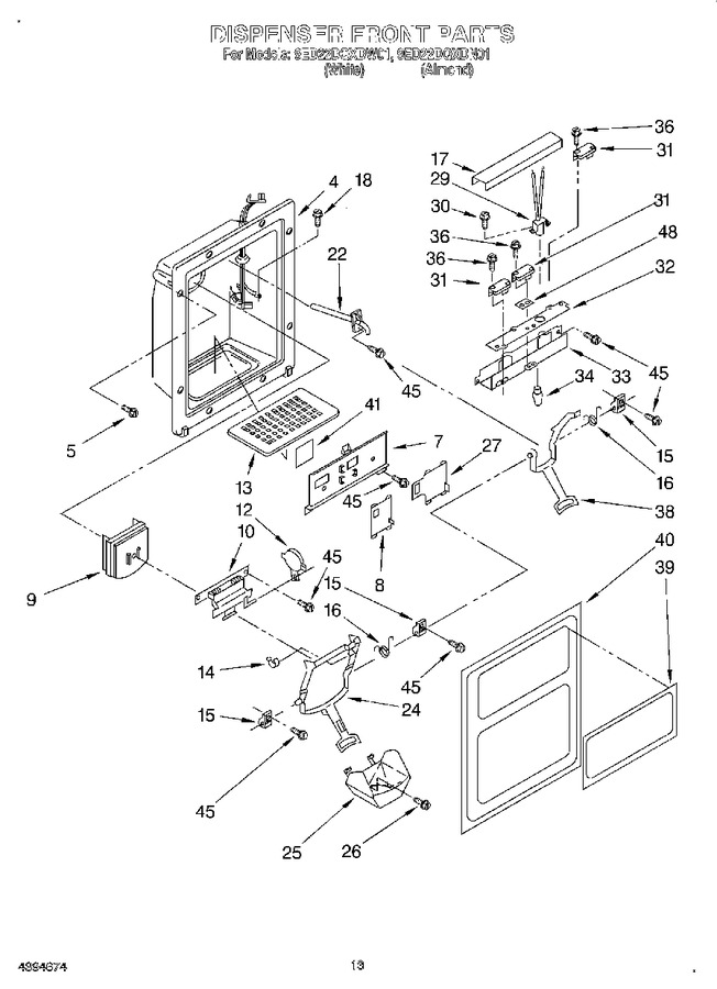 Diagram for 9ED22DQXDW01