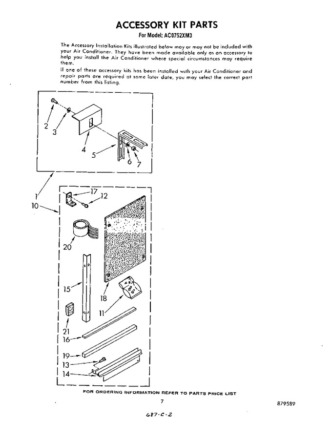 Diagram for AC0752XM3