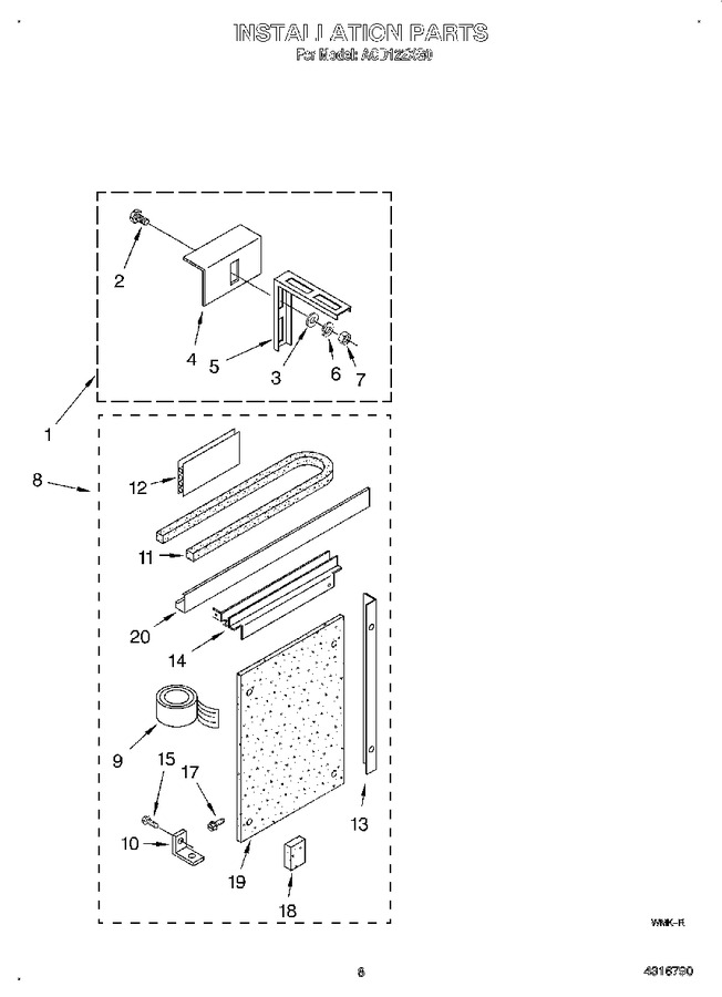 Diagram for ACD122XG0