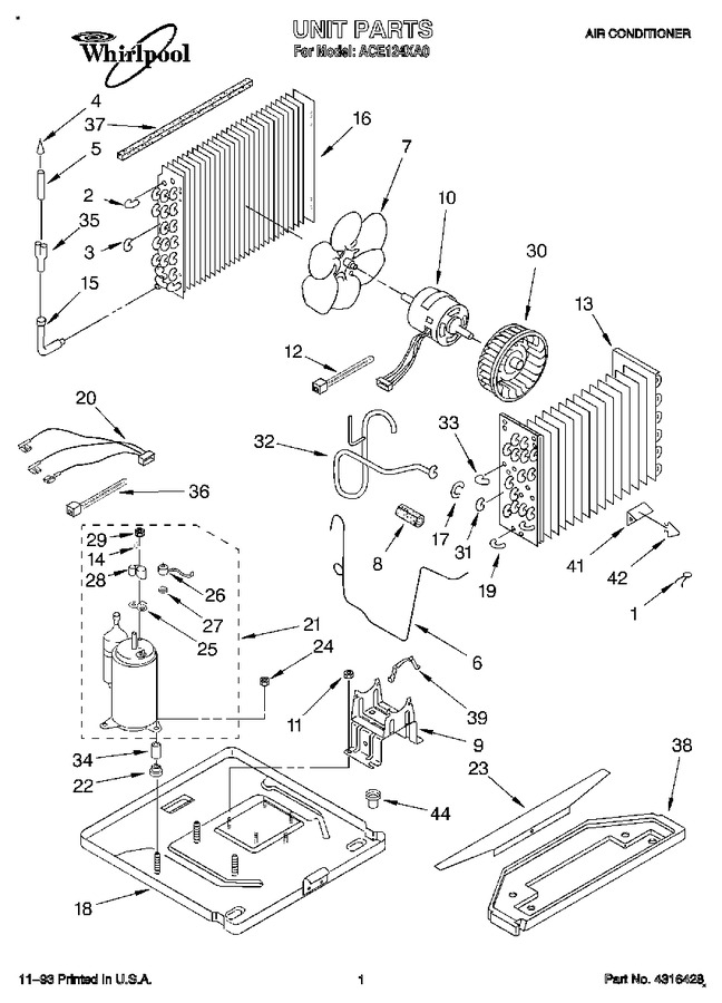 Diagram for ACE124XA0