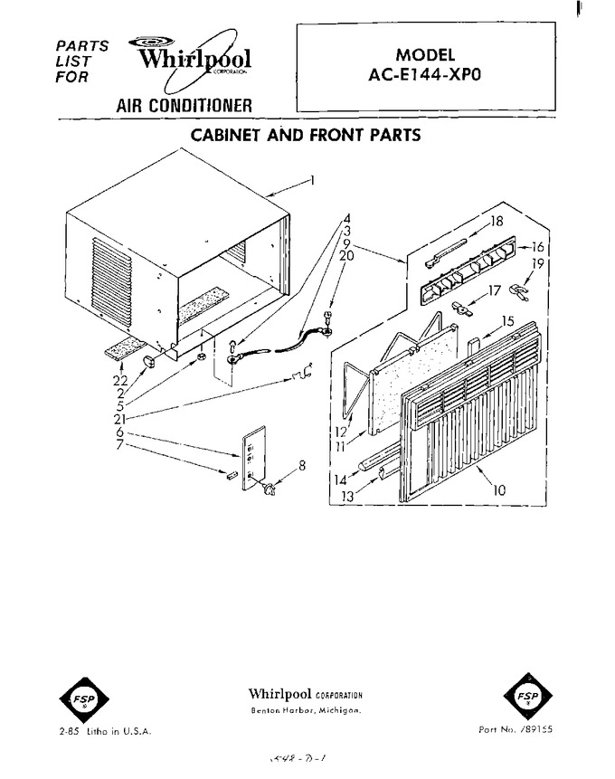 Diagram for ACE144XP0