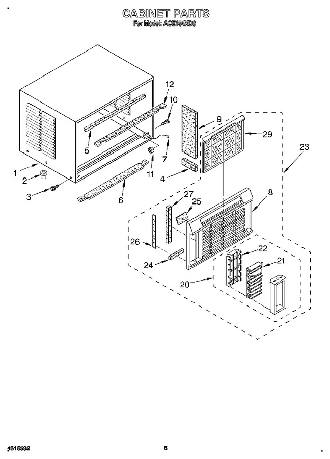 Diagram for ACE184XD0