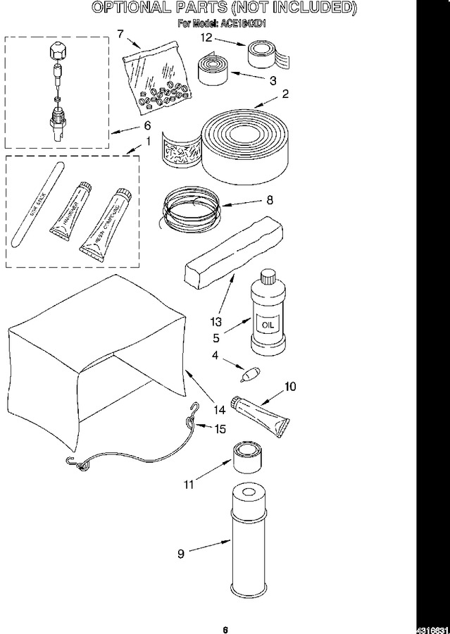 Diagram for ACE184XD1