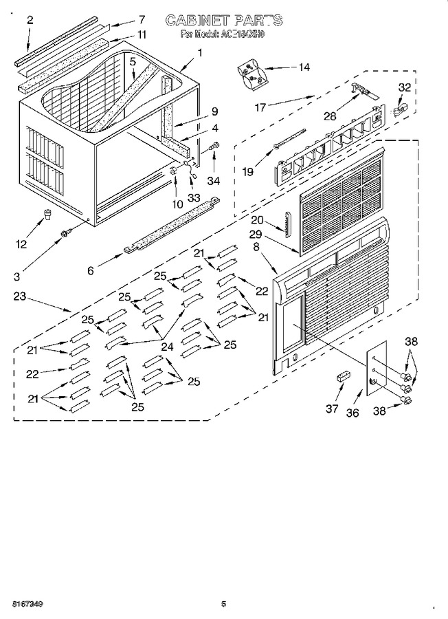 Diagram for ACE184XH0