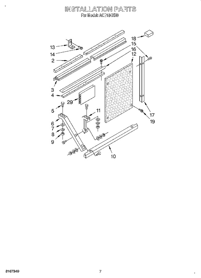 Diagram for ACE184XH0