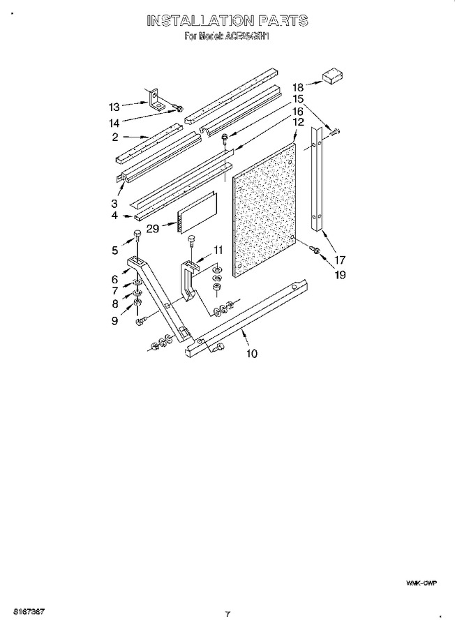 Diagram for ACE254XH1