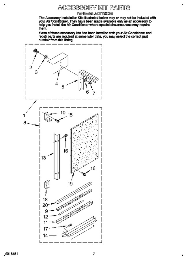Diagram for ACH122XA0