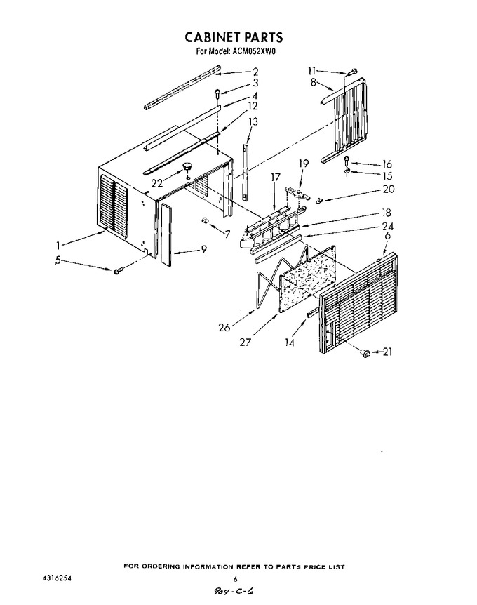 Diagram for ACM052XW0