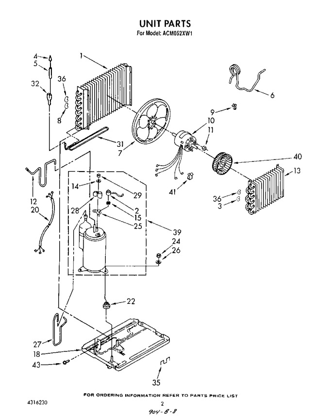 Diagram for ACM052XW1