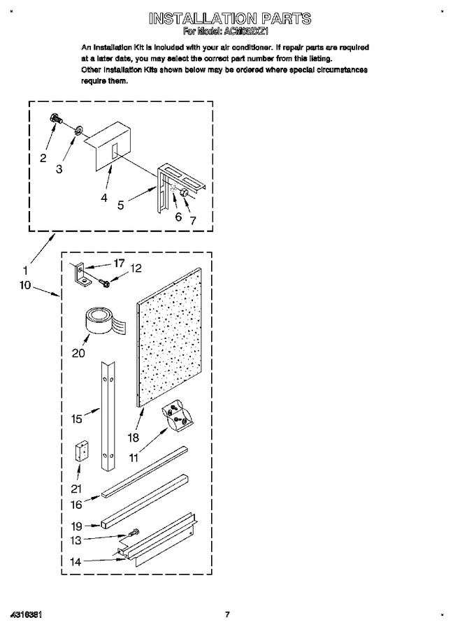 Diagram for ACM052XZ1