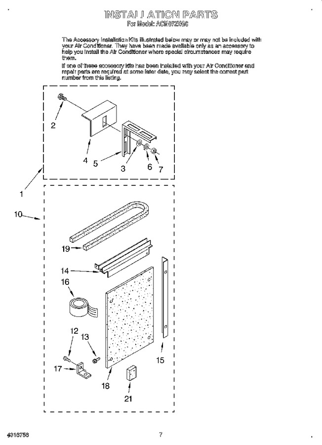 Diagram for ACM072XG0
