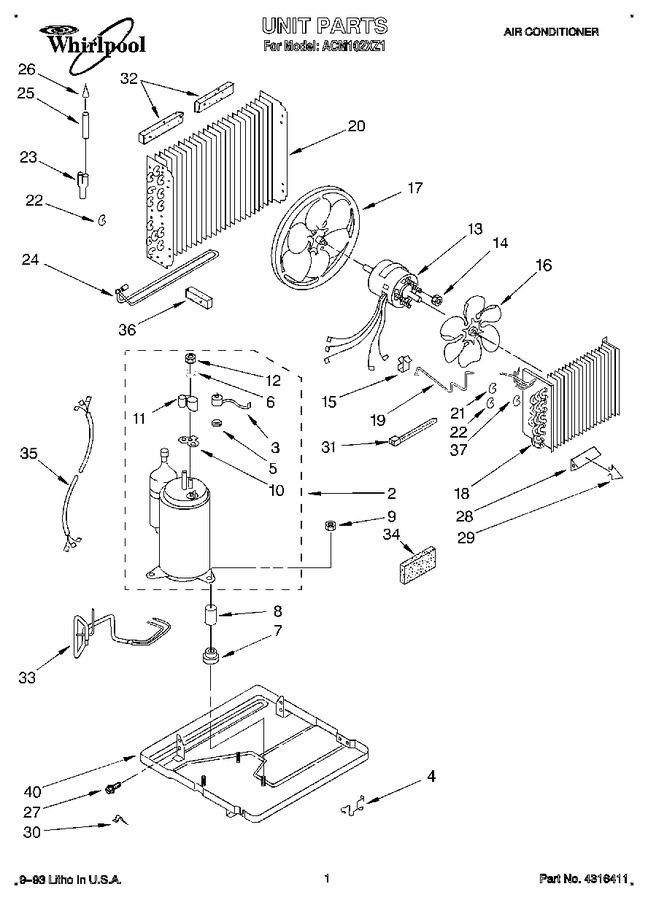 Diagram for ACM102XZ1