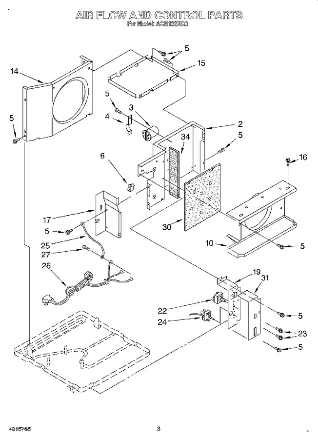 Diagram for ACM122XG0