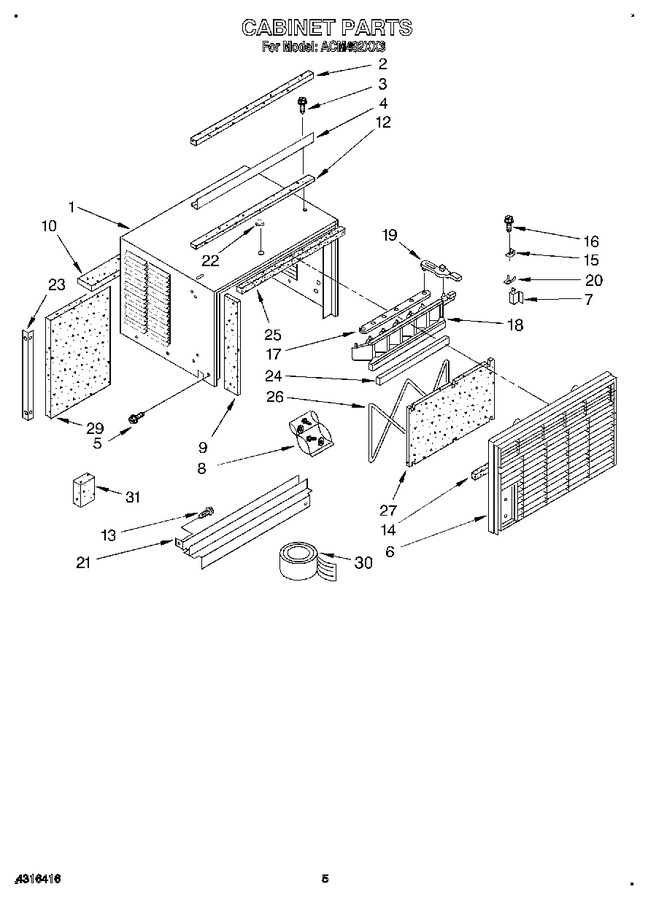 Diagram for ACM492XX3