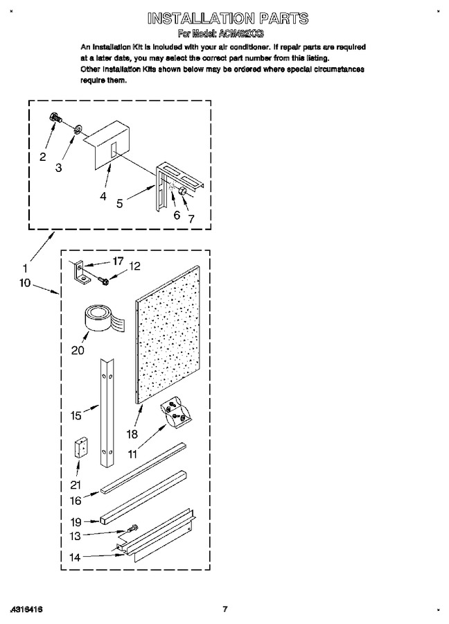 Diagram for ACM492XX3