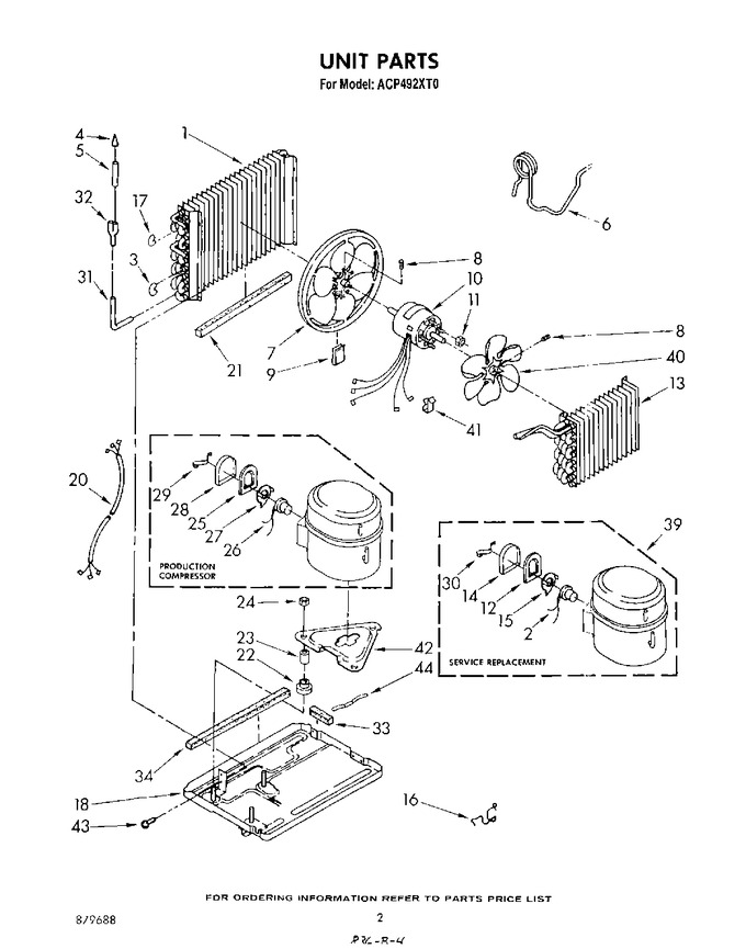 Diagram for ACP492XT0