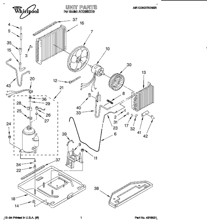 Diagram for ACQ082XD0