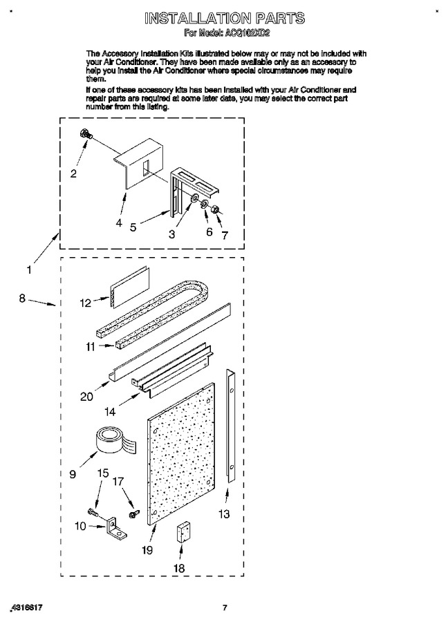 Diagram for ACQ102XD2