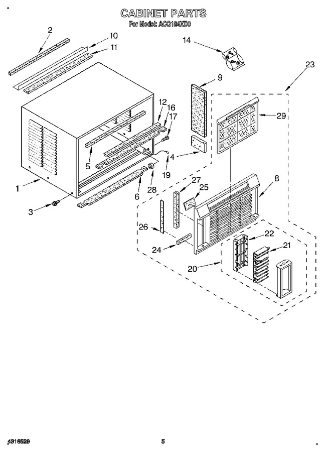 Diagram for ACQ184XD0