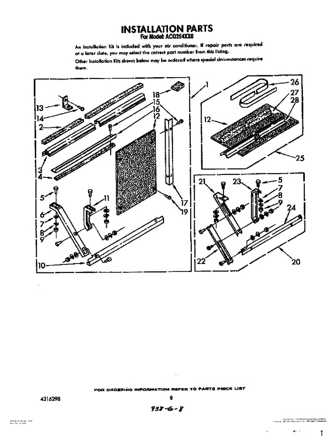 Diagram for ACQ254XX0
