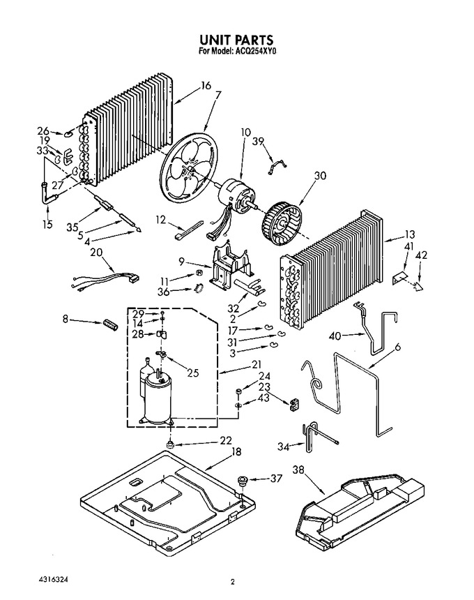 Diagram for ACQ254XY0