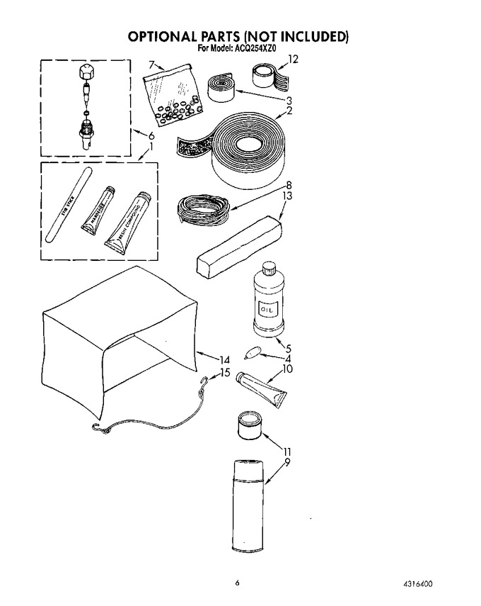Diagram for ACQ254XZ0