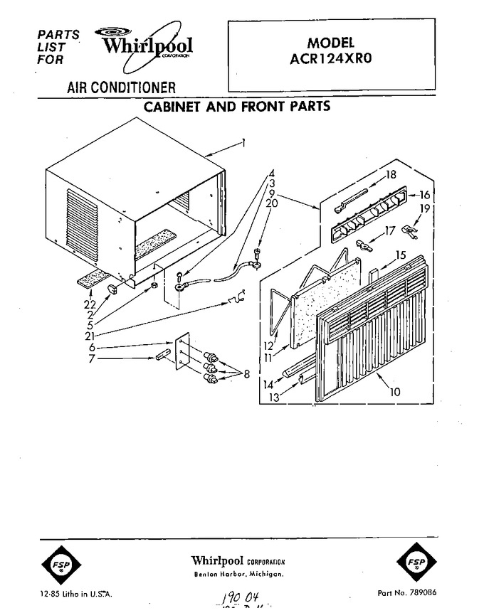 Diagram for ACR124XR0