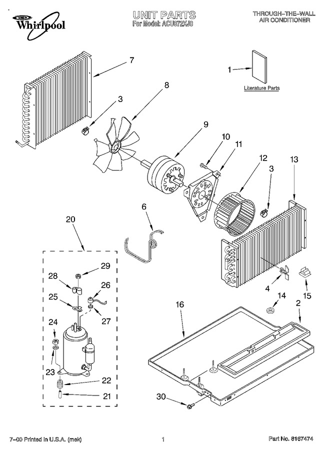 Diagram for ACU072XJ0