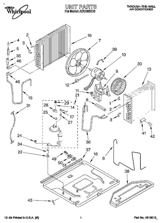 Diagram for ACU082XD0
