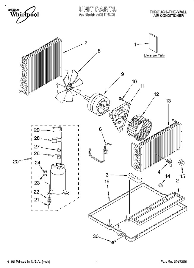 Diagram for ACU114XH0