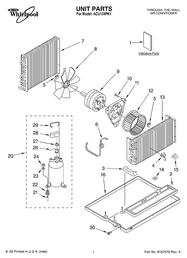 Diagram for ACU124PK1