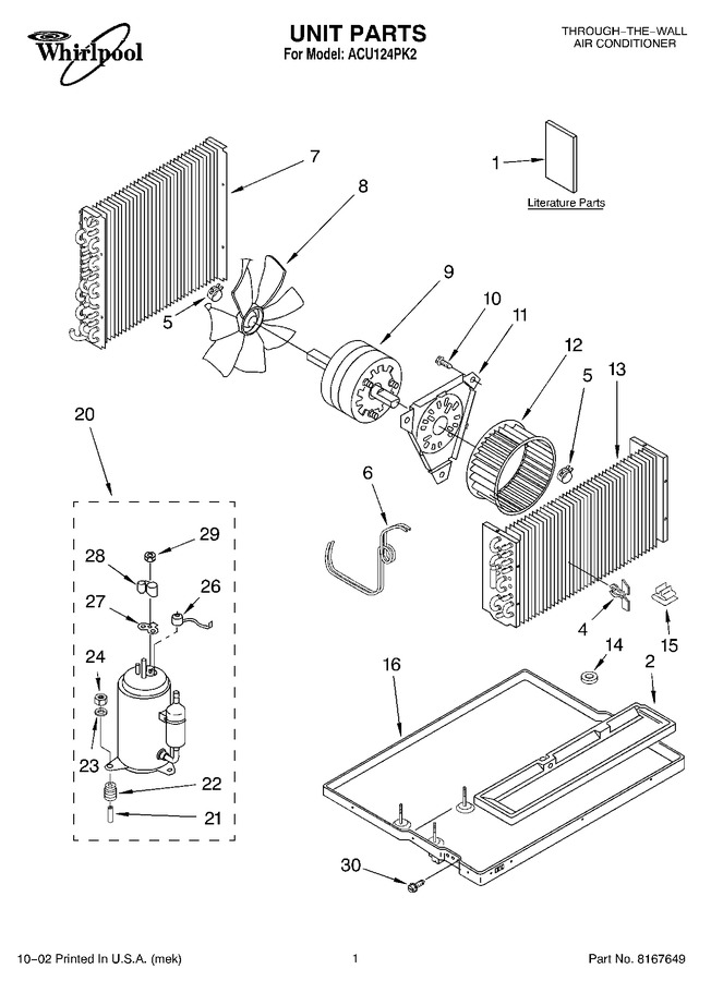 Diagram for ACU124PK2