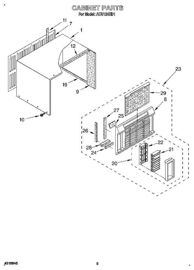 Diagram for ACU124XD1