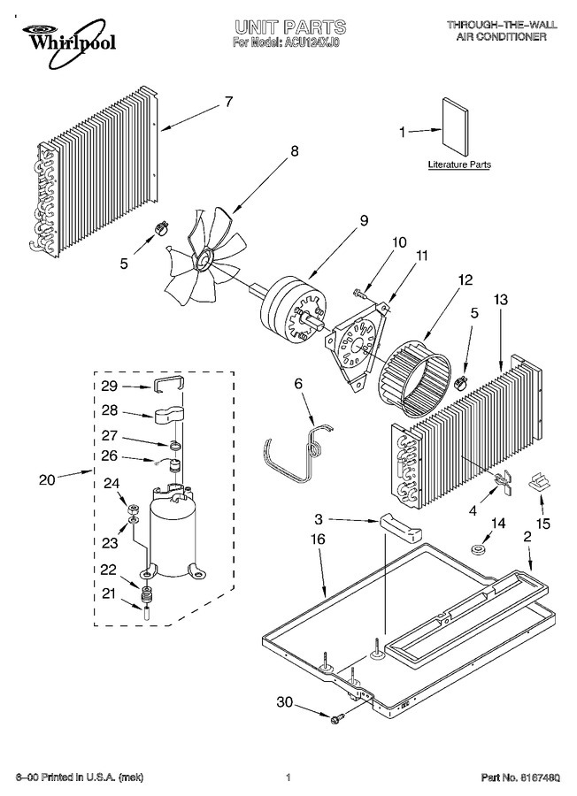 Diagram for ACU124XJ0