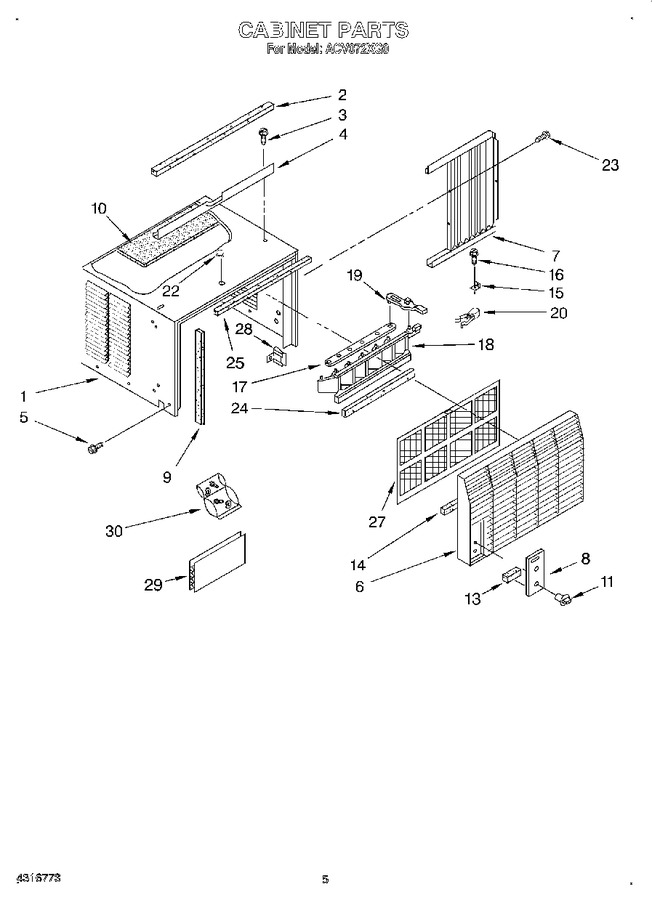 Diagram for ACV072XG0