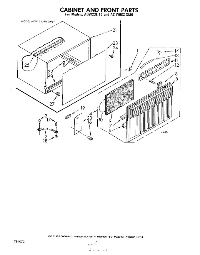 Diagram for ACW082XM0