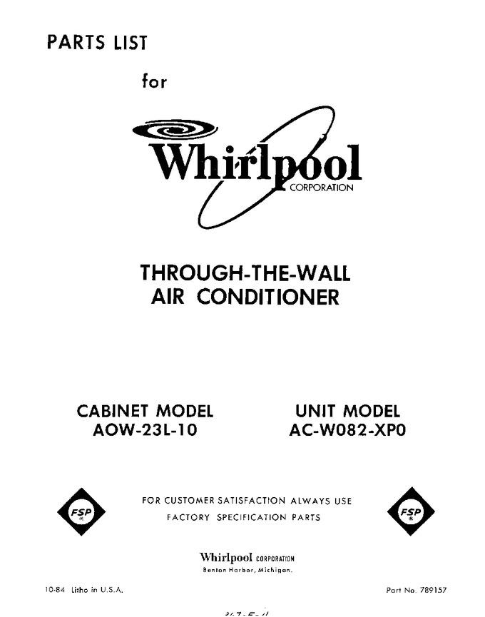 Diagram for ACW082XP0
