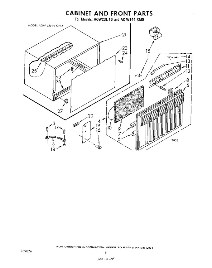 Diagram for ACW144XM0