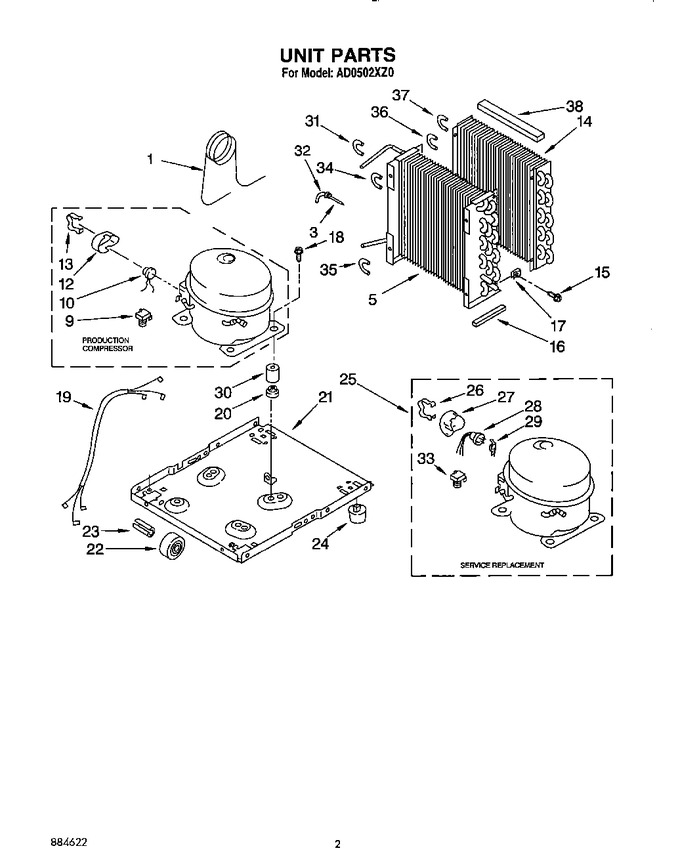 Diagram for AD0502XZ0