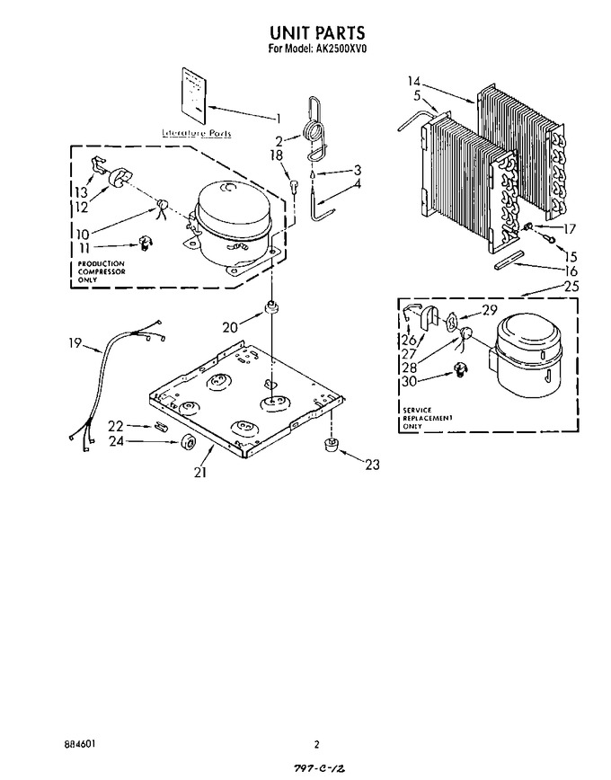 Diagram for AK2500XV0