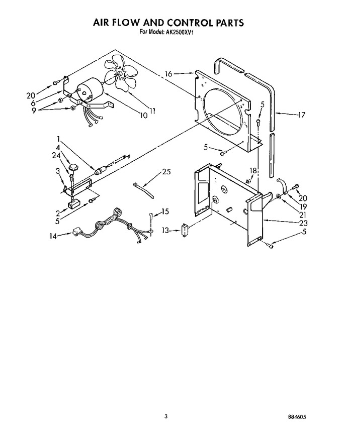 Diagram for AK2500XV1
