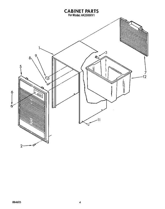 Diagram for AK2500XV1