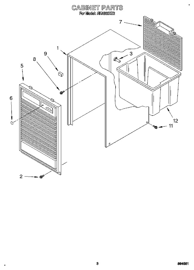Diagram for AK4000XZ2
