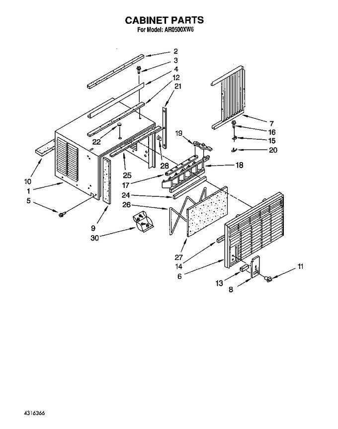 Diagram for AR0500XW6