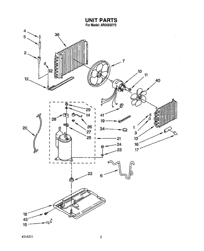 Diagram for AR0685XY0